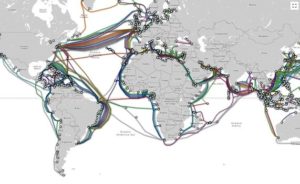 conexão cabo submarino fibra óptica brasil europa