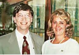 Cristina Boner com Bill Gates