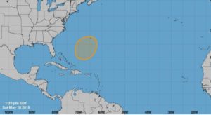 Tempestade tropical pode se formar nas Bahamas na próxima semana