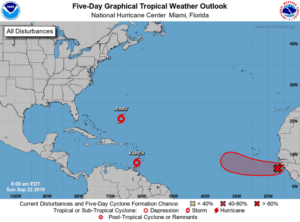 Flórida e Bahamas estão de olho na recém-formada tempestade tropical Karen